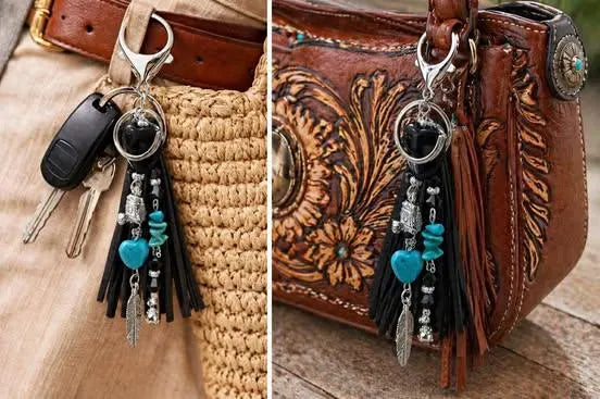 Cross Tassel Keychain Accessories