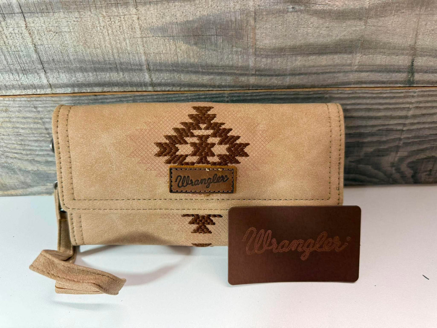 Wrangler Aztec Wristlet Wallet — Discounted