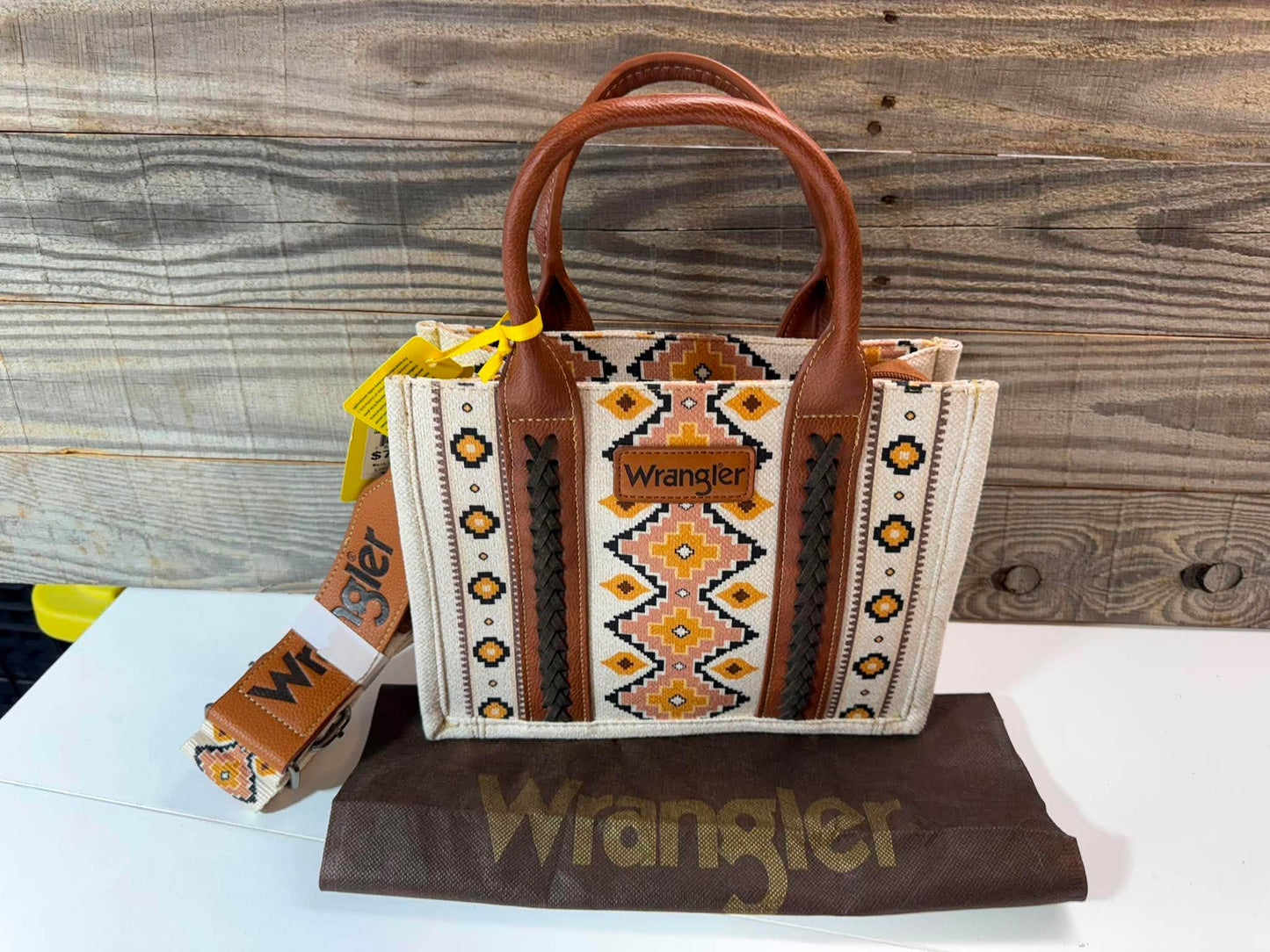 Wrangler Southwestern Aztec Mini Tote Bag