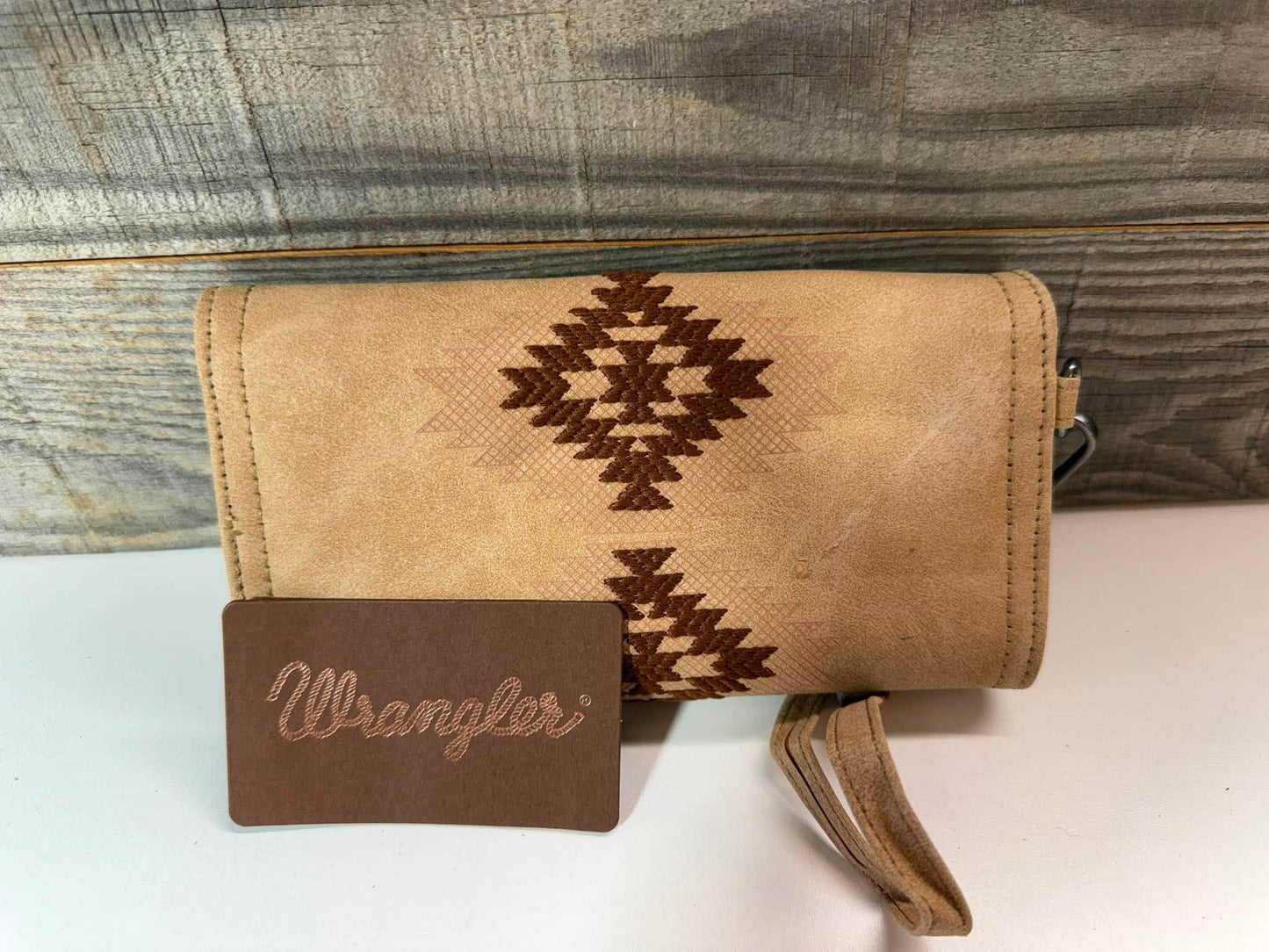 Wrangler Aztec Wristlet Wallet — Discounted
