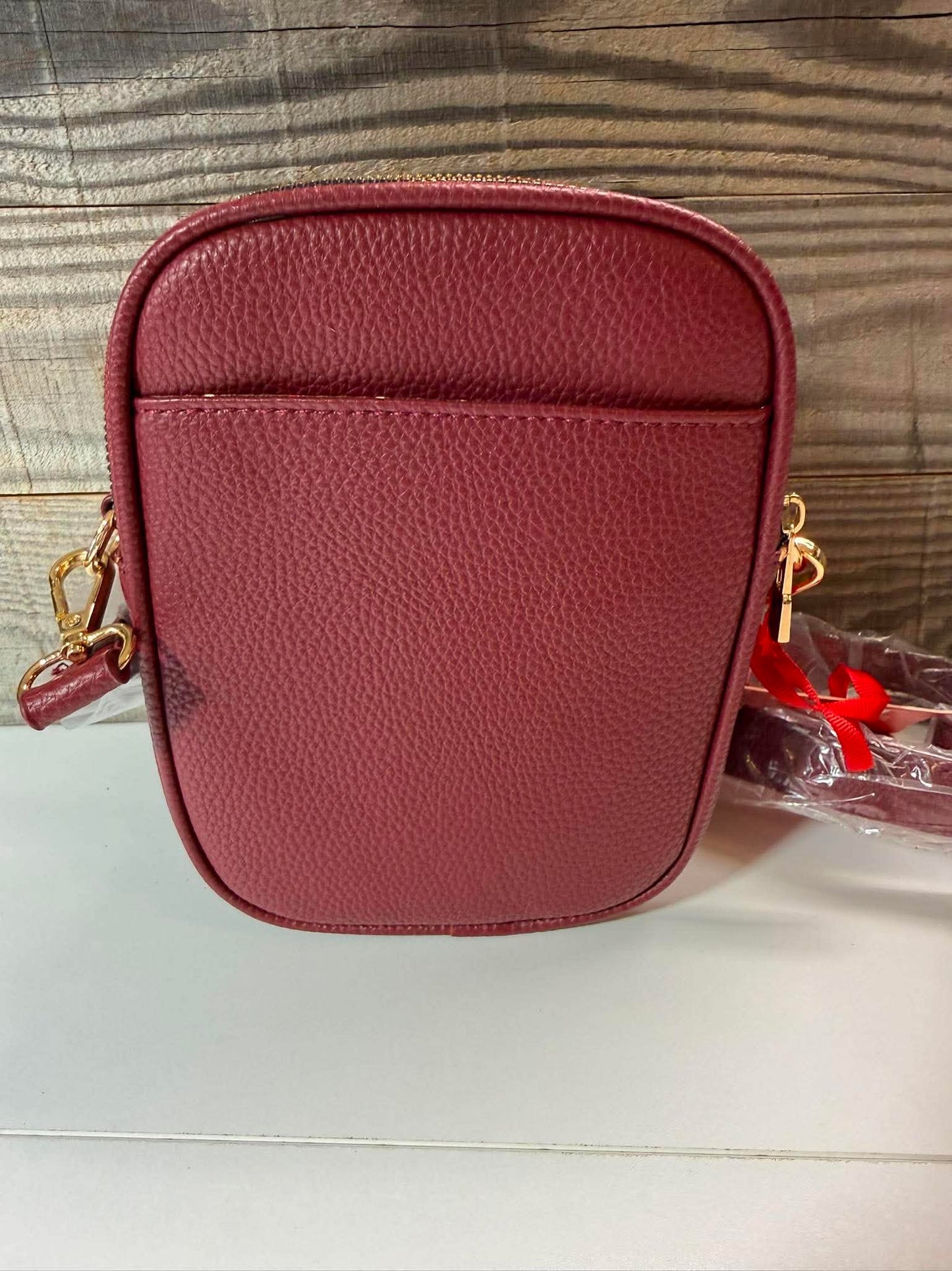 Montana West Burgundy Crossbody Bag