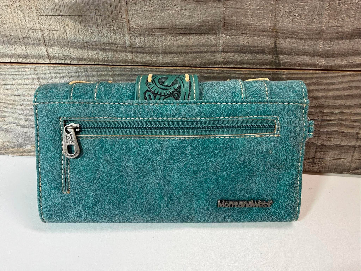 Montana West Turquoise Western Wallet Wristlet