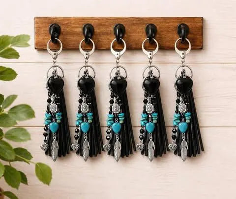 Cross Tassel Keychain Accessories