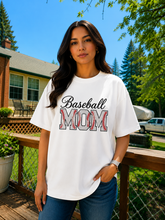 Baseball Mom Embroidered
