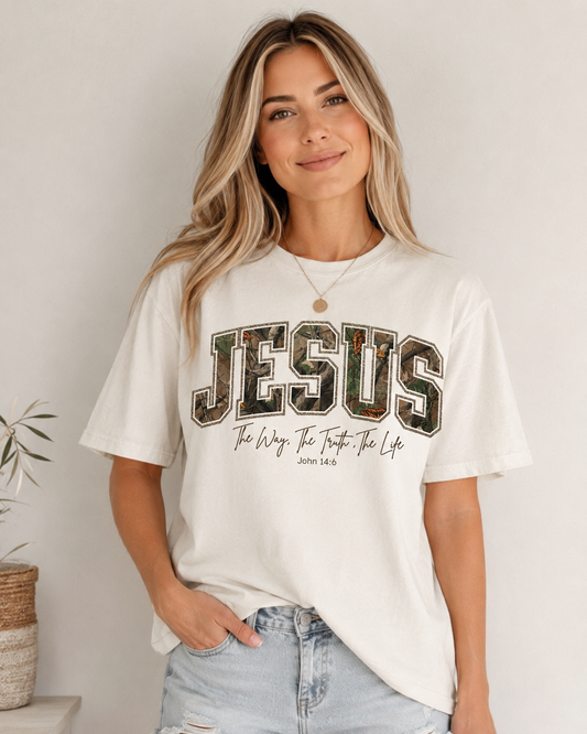 Jesus Camo Christian T-Shirt