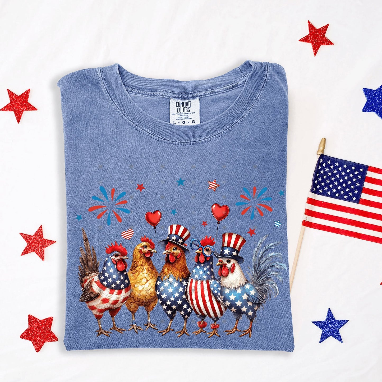 Patriotic Chickens
