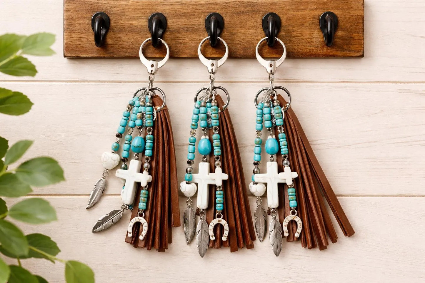 Cross Tassel Keychain Accessories