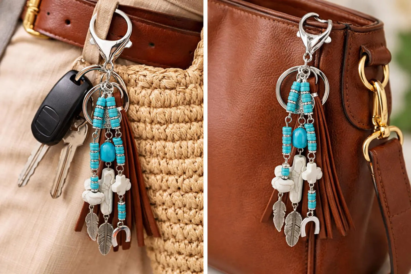 Cross Tassel Keychain Accessories