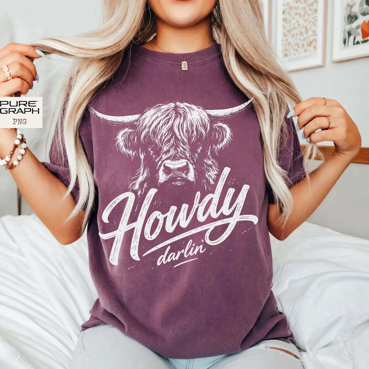 Howdy Darlin' Highland Cow