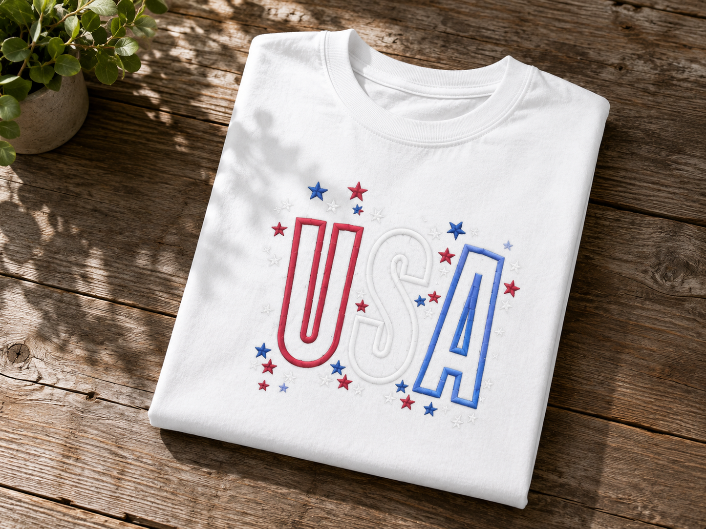 USA Embroidered Patriotic