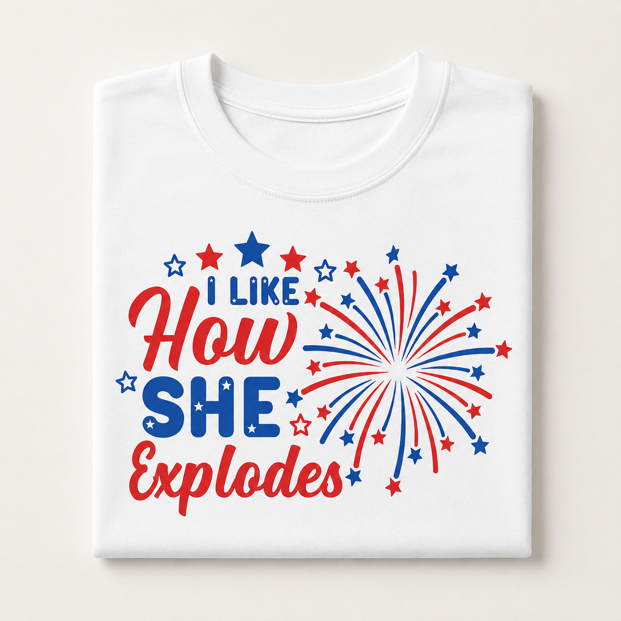 Fourth of July celebration with these matching patriotic  tees