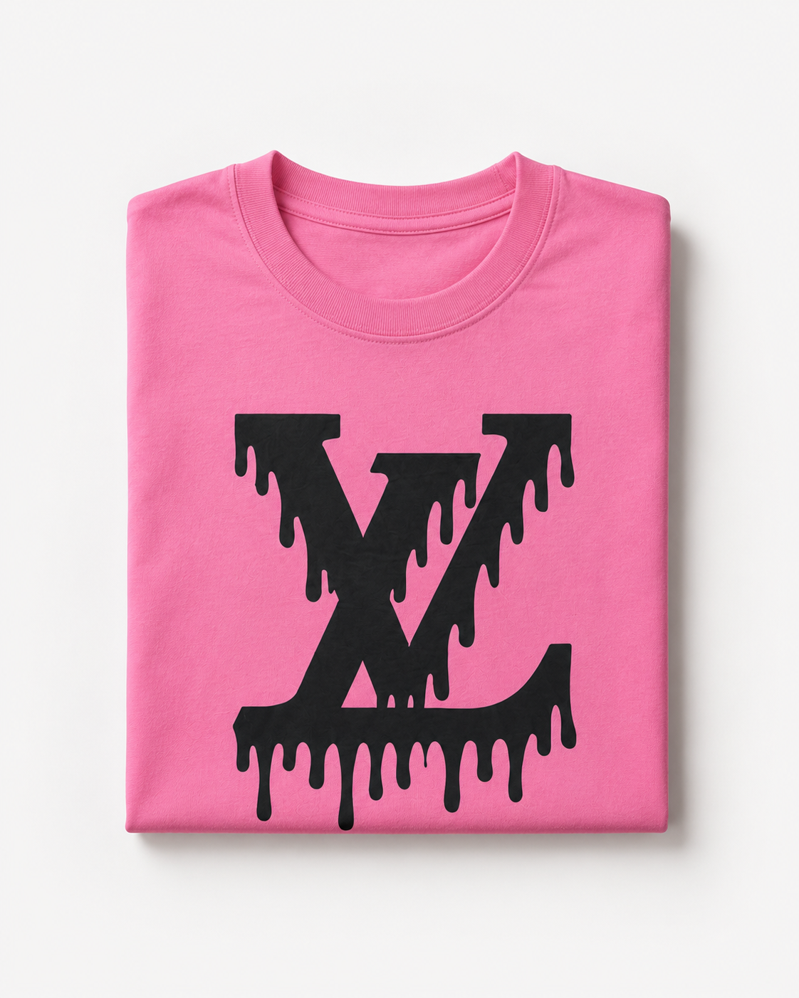 Black Dripping Monogram Graphic