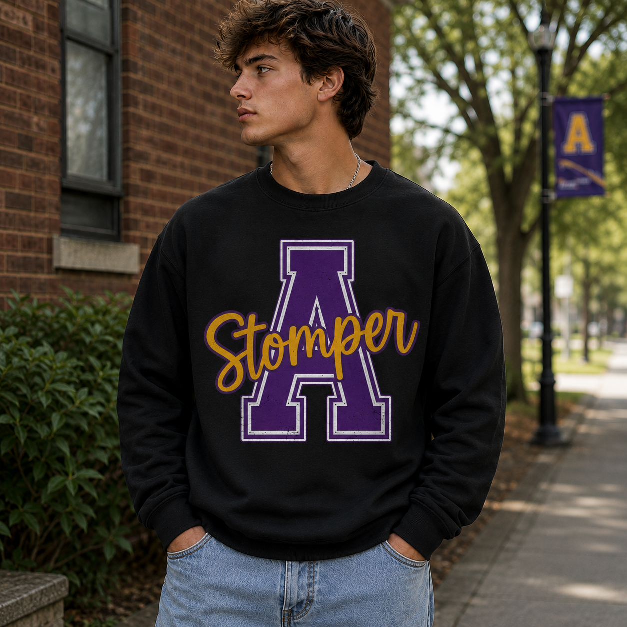 Stomper Distressed School Spirit