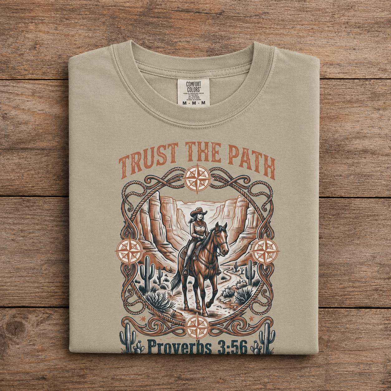 Trust the Path Western Christian T-Shirt