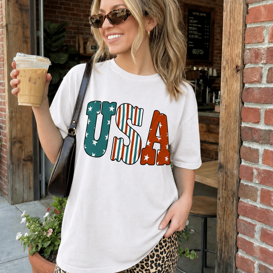 USA Patriotic – White Fourth of July Shirt